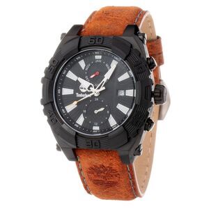Timberland Brown Leather Dress Men's Watch